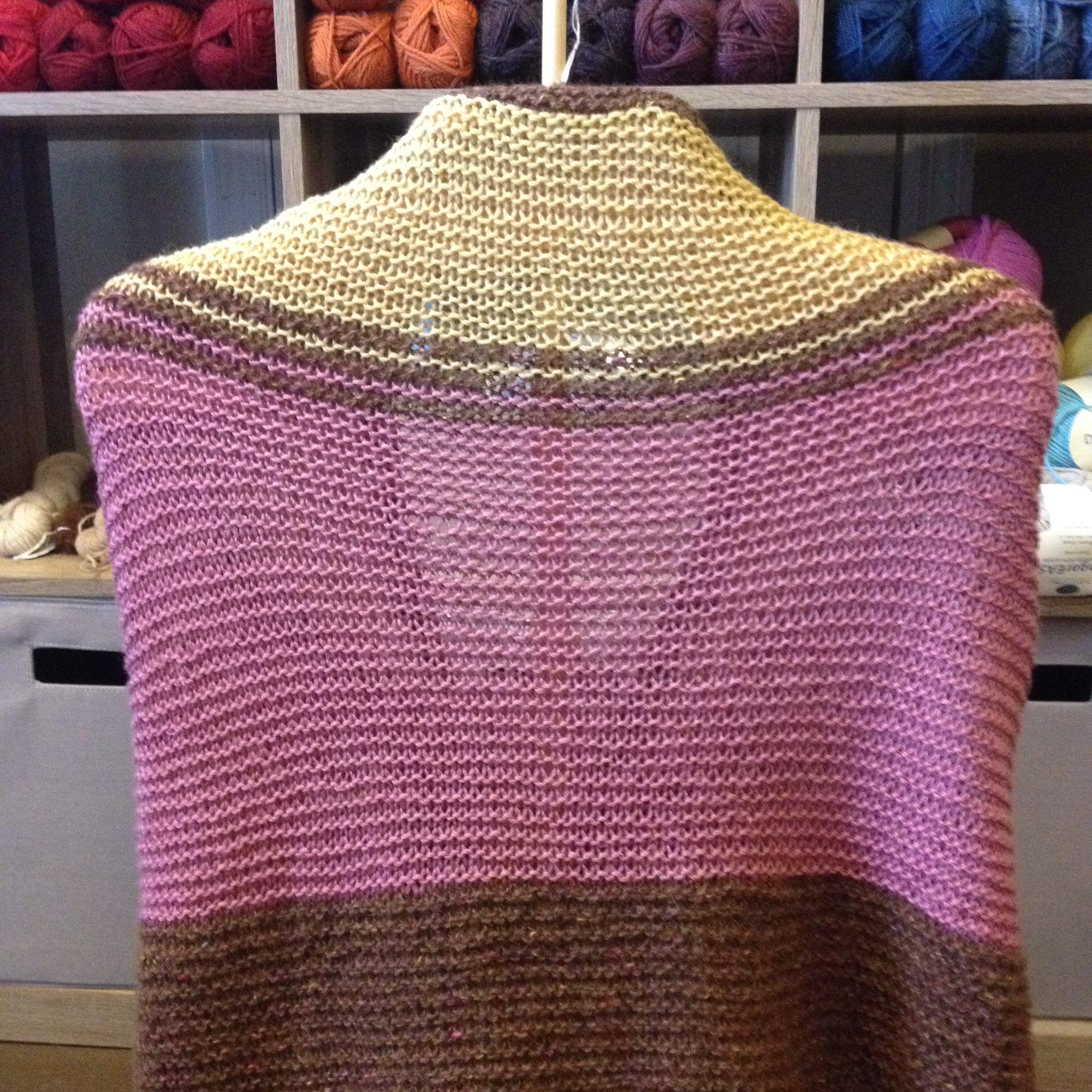 nancy's finished shawl back