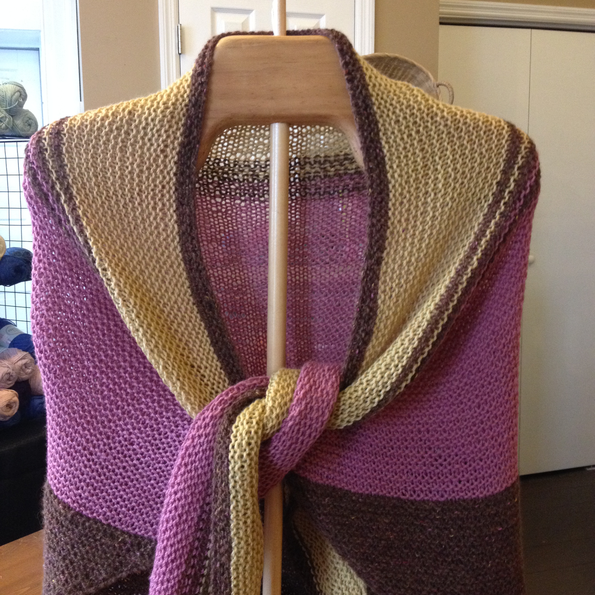 nancy's finished shawl