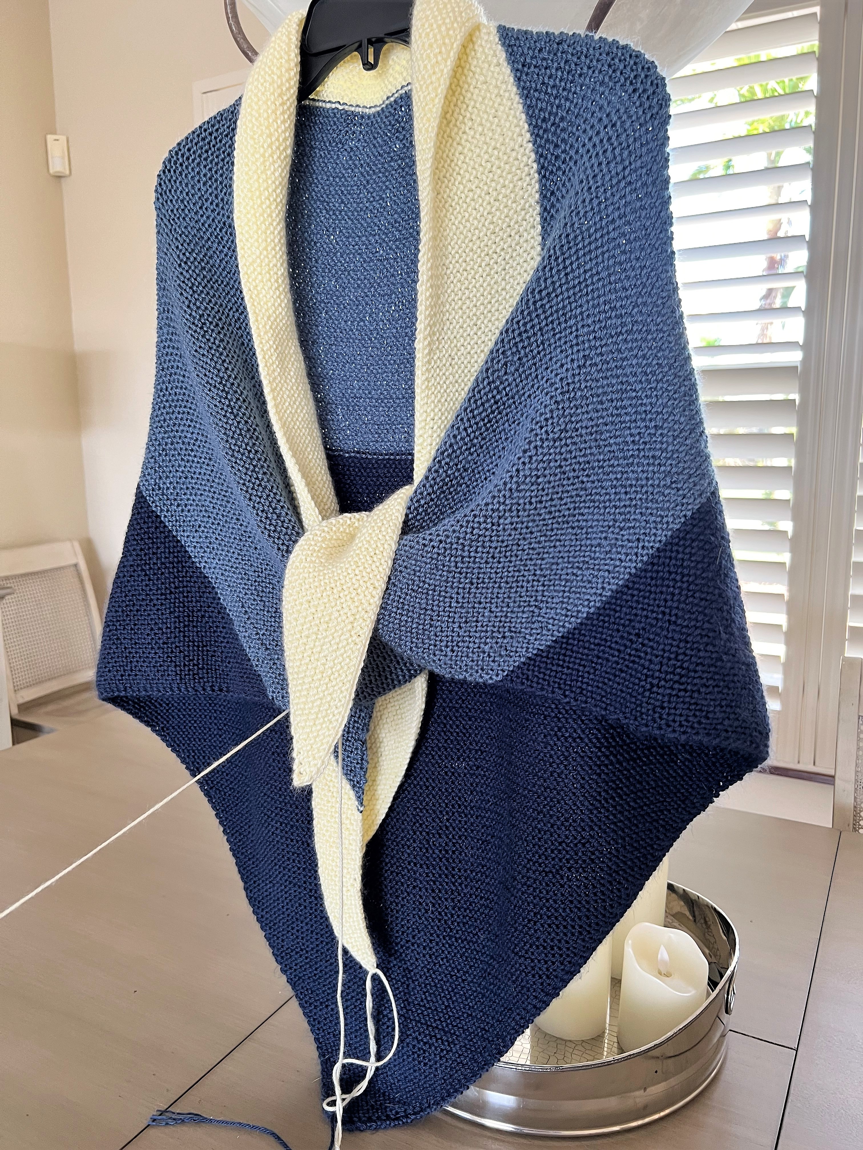 A lovely Back Porch Shawl… – Peartree Knitting